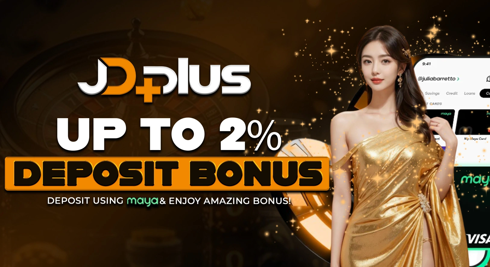 JDPLUS daily cashback promotion for all casino games